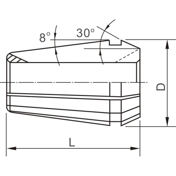 ER Spring Collet CNC Collet Used For ER Collet Chucks To Clamp Drlls And Mills