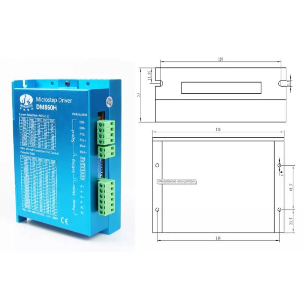 Nema 34 12N.M 3 Axis CNC Kit Closed Loop Stepper Motor And Driver