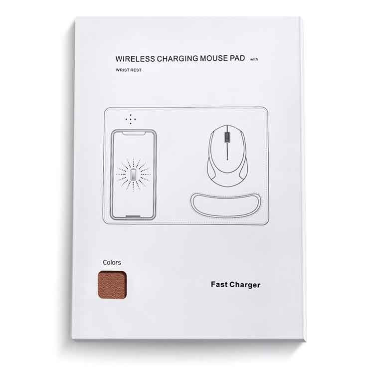 Smart OEM 10W 7.5W 5W Mouse Pad Wireless Charger With Wrist Rest