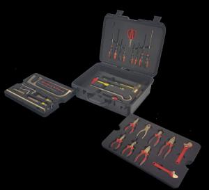 China 36 Piece Non Magnetic Tool Kit 300mm Hacksaw Blade Size For Bomb Disposal on sale