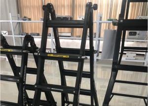 China Aluminum Flexible 6 - 14 Inches Tactical Folding Ladder on sale