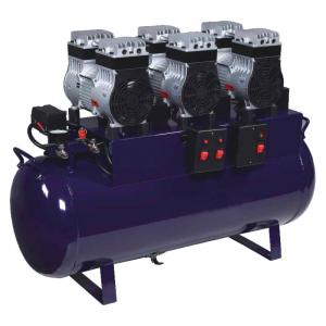 Wholesale 220V AC 50Hz Dental Air Compressor Machine 90L/128L 1-To-6 Practical from china suppliers