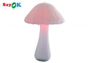 Wholesale Oxford Cloth 2m LED Inflatable Lighting Decoration White Mushroom from china suppliers