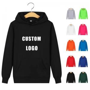 Wholesale Custom Round Neck Hoodie For Men And Women Cotton Street Wear Hoodie Sweatshirt from china suppliers