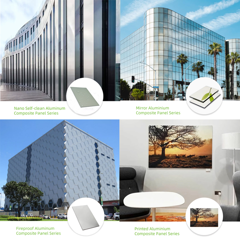 4MM Silver Mirror Aluminum Composite Panel