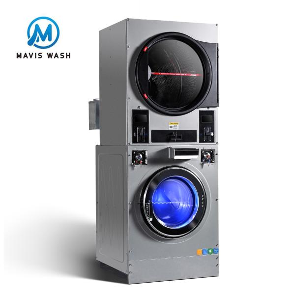 Washing Machine with Dryer Industrial Automatic Washing Machine 16kg Stack Washer and Dryer Machine for Hotel