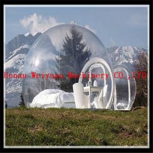 Wholesale 5M customized PVC giant inflatable snow globe, christmas inflatable snow globe bubble tent from china suppliers