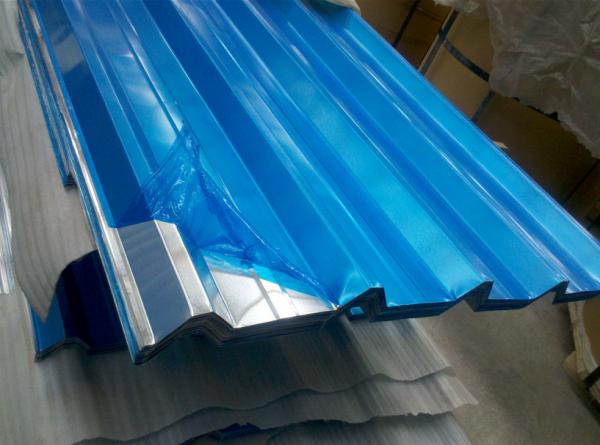 Quality 2200mm Max Width Corrugated Aluminum Sheets with Mill and Stucco Embossed Finish for sale