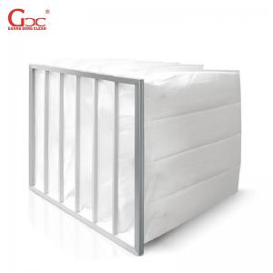 Wholesale F5 Efficiency Cleanroom Air Filter , 1000m3/h Synthetic Pocket Air Filter from china suppliers