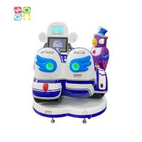 China Children Arcade Coin Operated Motorcycle Ride Kiddie 2 Seats With Video Game for sale