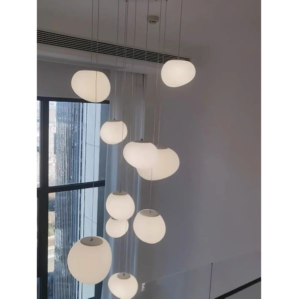 Modern Ceiling Chandeliers Creative Staircase Pendant Light(WH-NC-128)