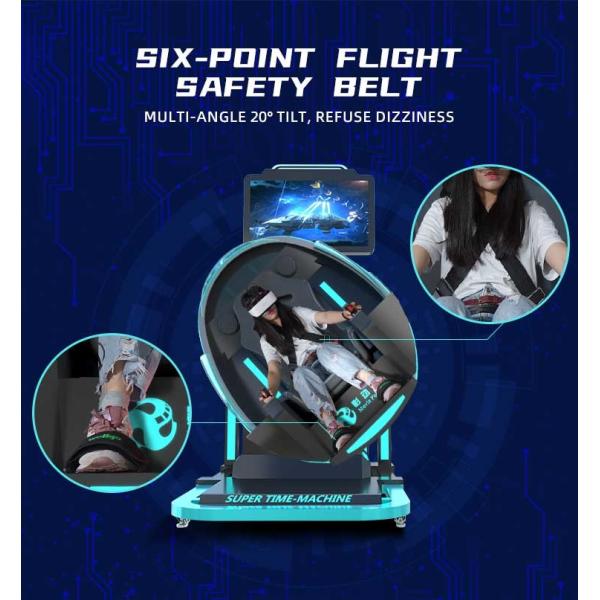 Coin Pusher Virtual Reality Simulator Commercial 9D VR Super Time-Machine Fly Game Machine