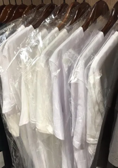 Packaging Plastic Garment Cover Bag for Laundry Suit