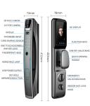 Qleung S937MAX Unlock Door Smart Home Wifi Lock Face Recognition Wifi App