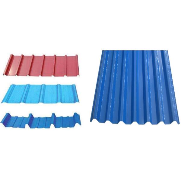 Trapezoid Roofing Sheet Roll Forming Making Machine For Building Material