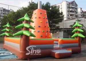 China Outdoor kids inflatable rock climbing wall for inflatable sports games activities on sale