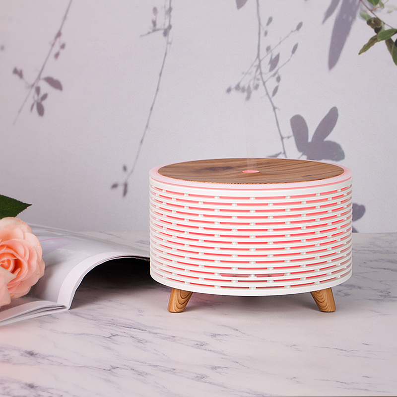 400ML Electric Plastic Essential Oil Aroma Diffuser LED Night Light Tabletop Humidifier for Hotel Spa Yoga Room Bedroom