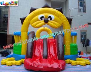 China Cool Commercial Inflatable Amusement Park Play Centers 6L x 6W x 4H Meter for toddlers on sale