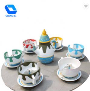 Wholesale Attractive Kids Coffee Cup Ride / Cute Style Self Control Teacup Amusement Ride from china suppliers