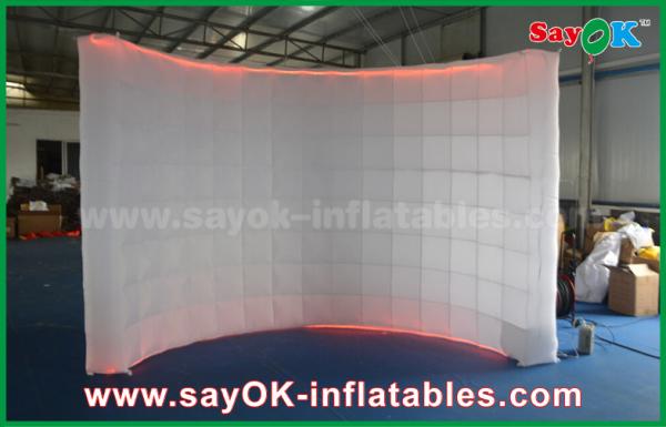 Quality Photo Booth Wedding Props 3x1.5x2.3m Wedding Inflatable Lighting Photo Booth  Shell Cabinet For Party for sale