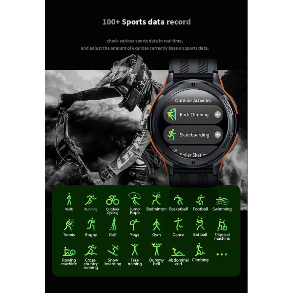 Custom Men Smart Watch C25 1ATM Waterproof And Dustproof Supports Sdk Api Project