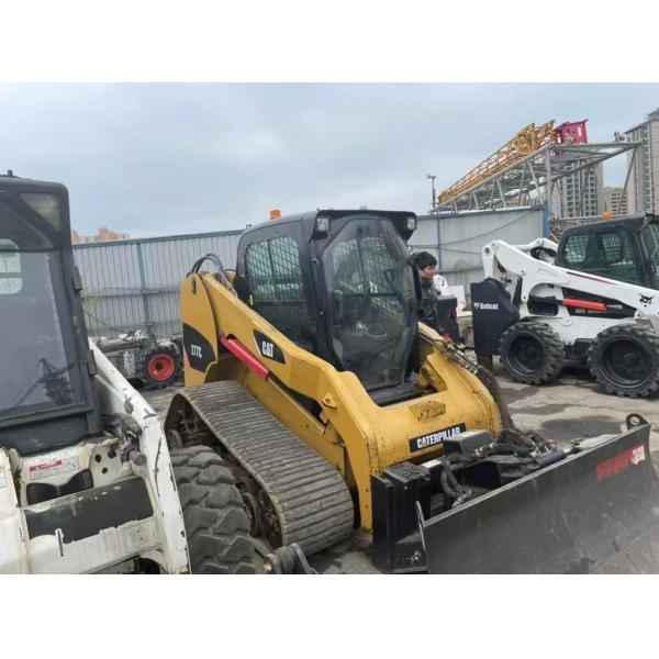 Powerful 277C Used Caterpillar Skid Steer Fuel Efficiency In Good Condition