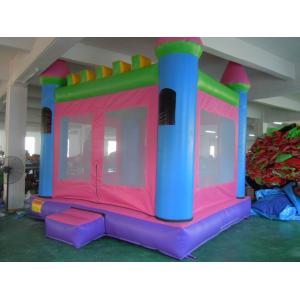 Various Colors 0.55mm PVC tarpaulin Inflatable Bouncy Castle Strong Net Fabric
