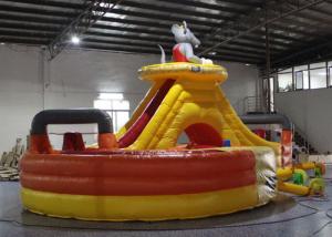 Wholesale Customized Mickey Mouse Bounce House , Blow Up Fun House With Tunnel from china suppliers