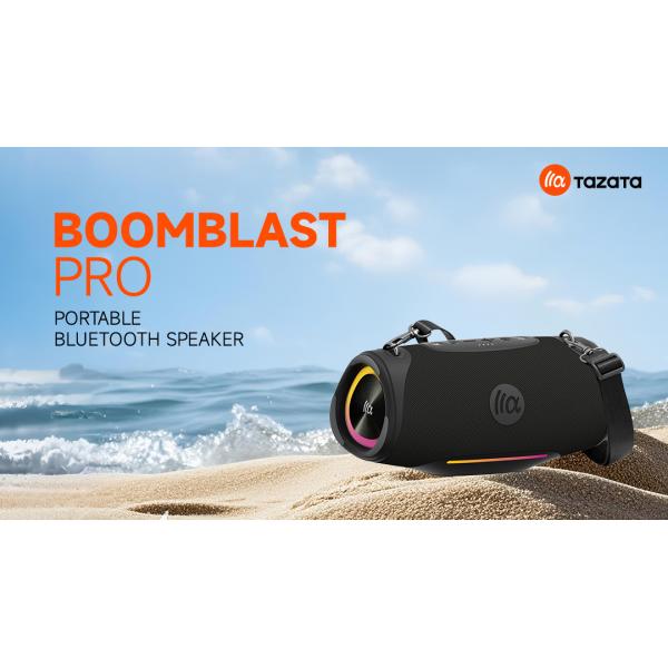 NO Display Screen 80W Boom Bass IPX7 Waterproof Bluetooth Speaker with Multi-Link