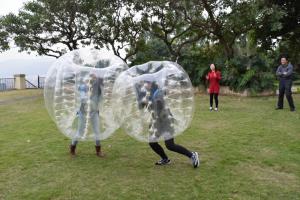China 0.7mm TPU Human Bubble Ball / Inflatable Bumper Ball For Outdoor Activity on sale