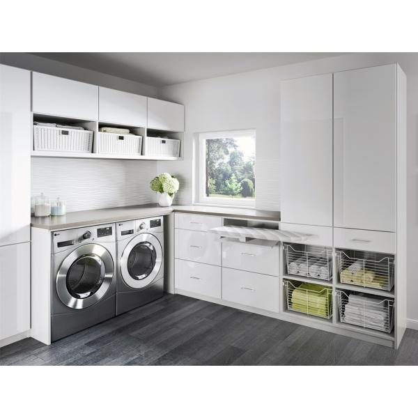 YALIG High End Customized Waterproof Modern Design Laundry Sink Cabinet for Apartment