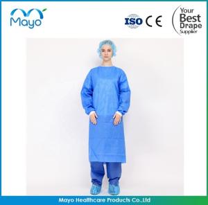 Wholesale Medical Non Woven Surgical Gown SMS Disposable Surgical Gown from china suppliers