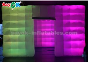 Wholesale 6 Man Inflatable Tent White Cube LED Light Inflatable Air Tent For Event / Party / Advertising from china suppliers