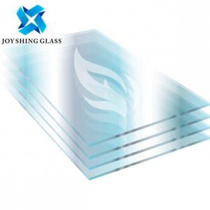 China Clear Fireproof Tempered Glass / Fire Rated Toughened Glass CCC Approved on sale
