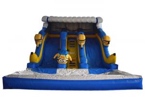 Wholesale Durable Commercial Inflatable Water Slides For Kids / Inflatable Minion Dry Slide from china suppliers