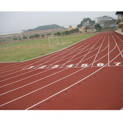 Quality Indoor Polyurethane Sports Flooring Jogging Track Surface Assorted Color for sale