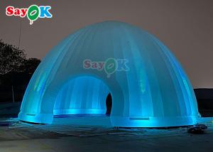Wholesale Cube Tarpaulin Inflatable Air Tent Event Inflatable Dome Marquee Igloo With LED from china suppliers