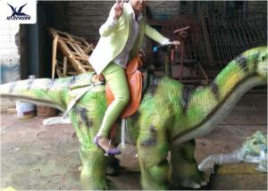 Wholesale Custom Kiddie Rideable Dinosaur Toy Abdominal Breathing / Eyes Blink / Walking from china suppliers