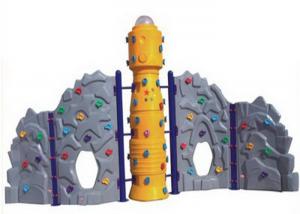 Wholesale Commercial Plastic Rock Climbing Wall Panels , Kids Outdoor Climbing Wall from china suppliers