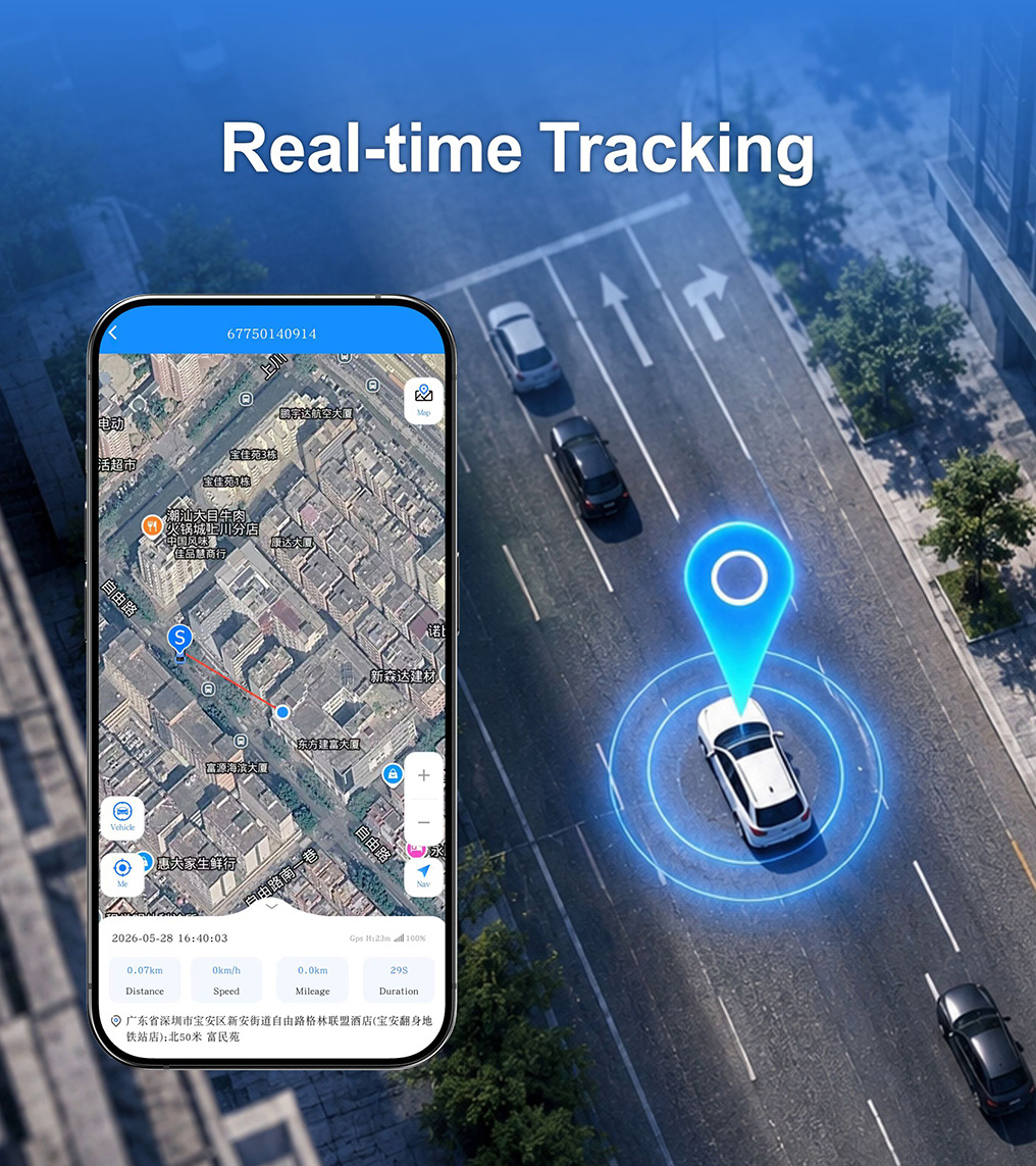 VN07 4G Long Standby Vehicle GPS Tracker