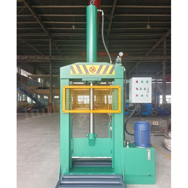Fully Automatic Rubber Cutting Machine Vertical Rubber Bale Cutter 80KN