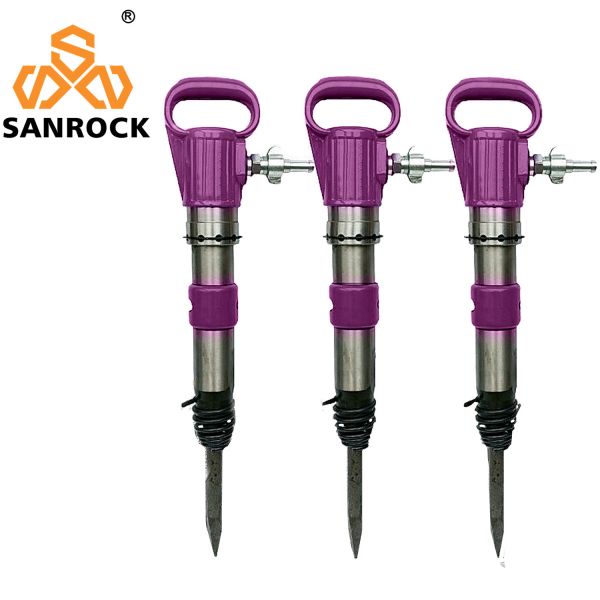 Compact and Powerful Pneumatic Jack Hammer for Small Rock Drilling Machine