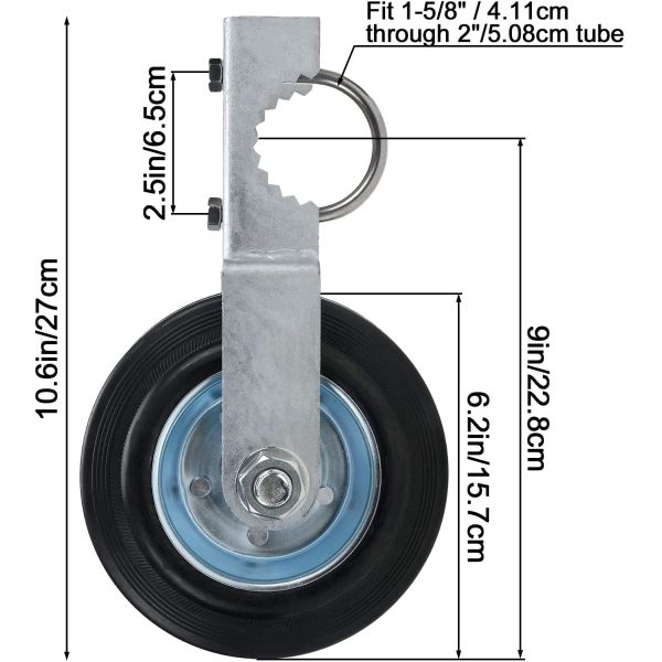 Customizable Heavy Duty Caster Wheel Swing Gate Roller Wheel for Superior Function