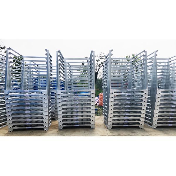 Nesting Stacking Foldable Stacking rack