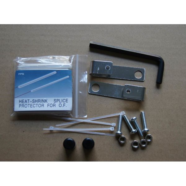 24FO Inline Type Optical Fibre Cable Joint Closure 2 In 2 Out With 2pcs Splice Tray