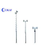 Aluminum Alloy Night Scan Light Tower , Truck Mounted LED Light Tower Pneumatic for sale