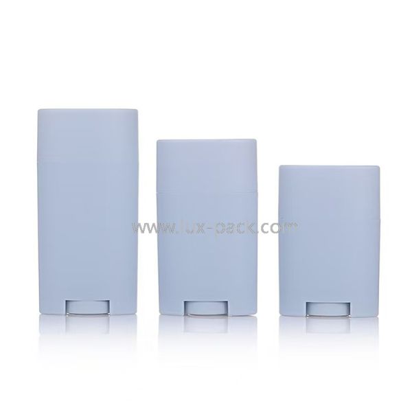 Plastic Packaging Container Reusable Deodorant Balm Stick Top Rotation Cosmetic