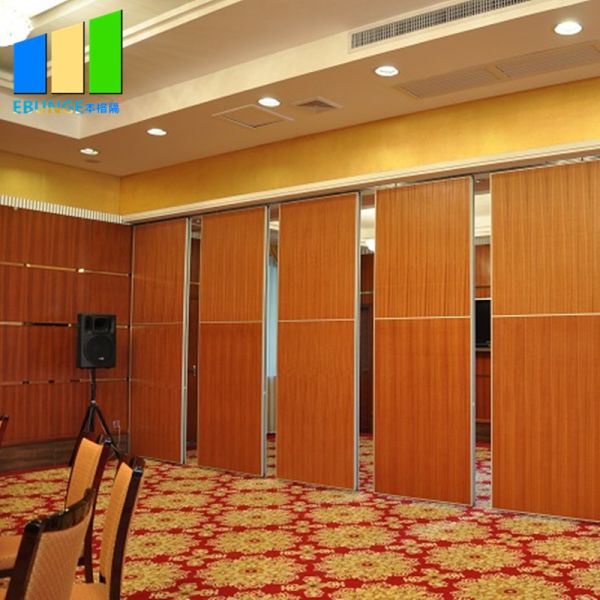 Sound Proof Operable Moveable Partition Foldable Acoustic Room Divider For Auditorium