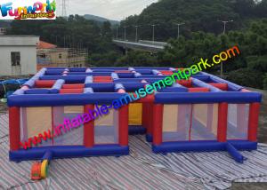 China Funny Inflatable Air Maze , Mega Inflatable Maze Sport Games for Adults & Childrens on sale