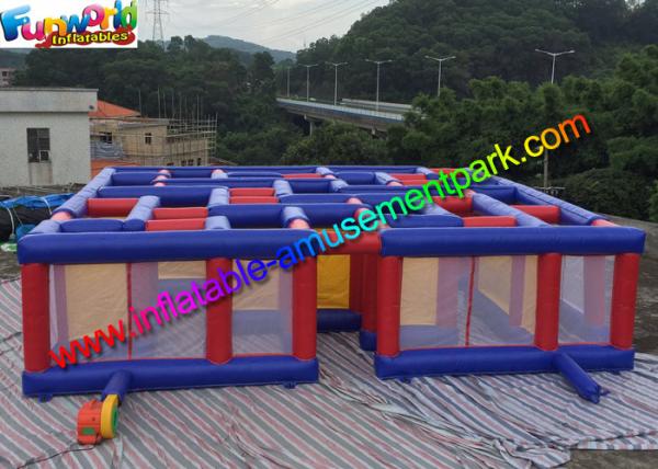Quality Funny Inflatable Air Maze , Mega Inflatable Maze Sport Games for Adults & Childrens for sale